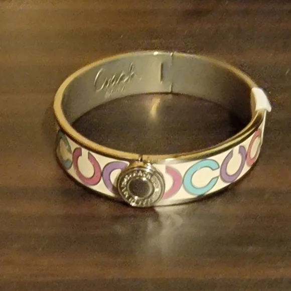 Coach Hinged Bangle Bracelet News without tags! Very colorful and eye catching! - Picture 4 of 11